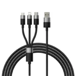 Baseus  Cafule 3-in-1 Cable 1.2m (M+L+T 3.5A)